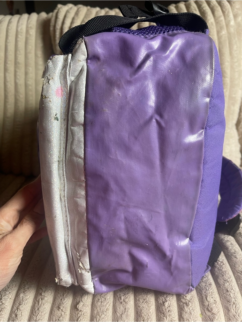 LOL Surprise Be Bold Girls 16 Inch School Backpack Purple Iridescent - Picture 6 of 7